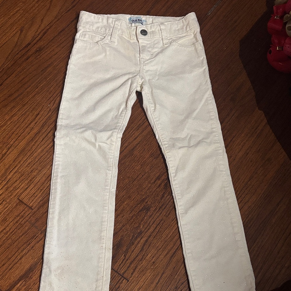 Old Navy Kids Cream Jeans